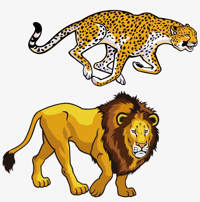Roar Clipart Leopard - Printable Montessori Animal Continents Activity Sheets, transparent png #9680442