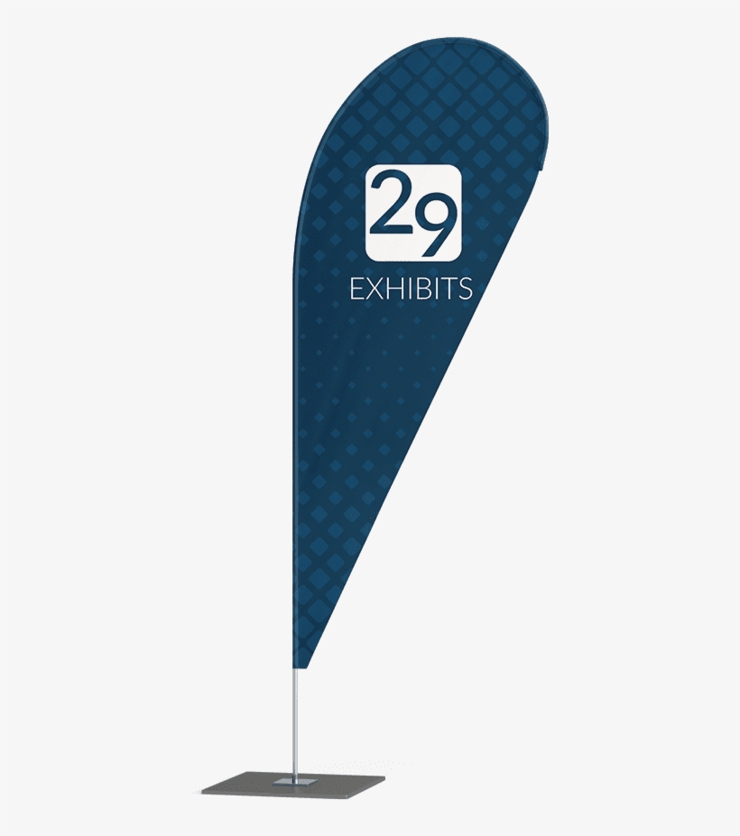 Teardrop Flag Banner - Banner, transparent png #9680761