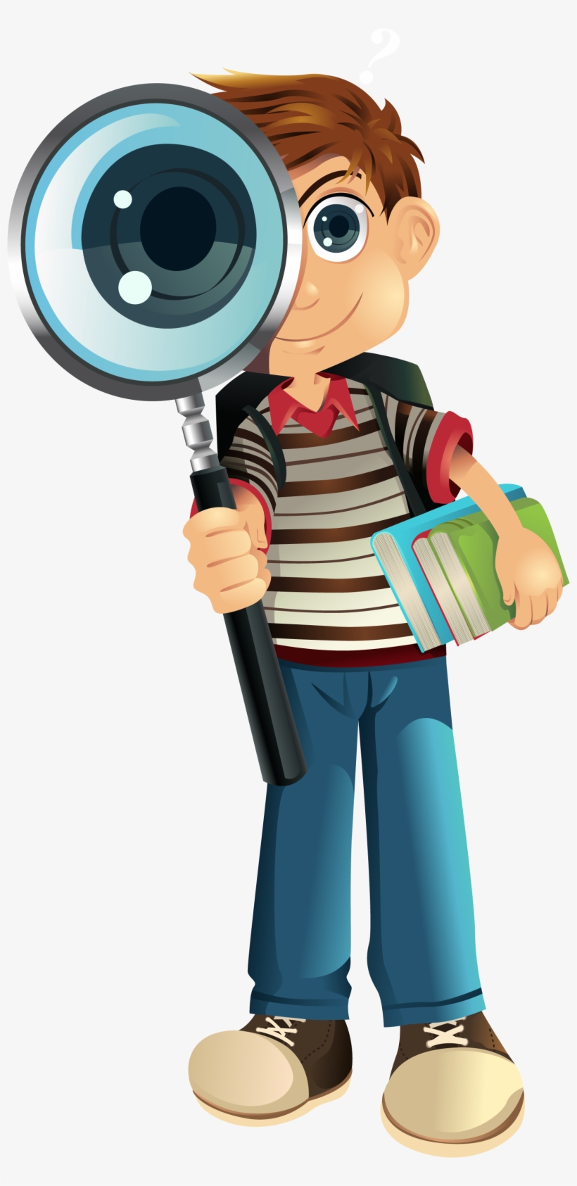 Detective Boy - Book Scanner App, transparent png #9680834