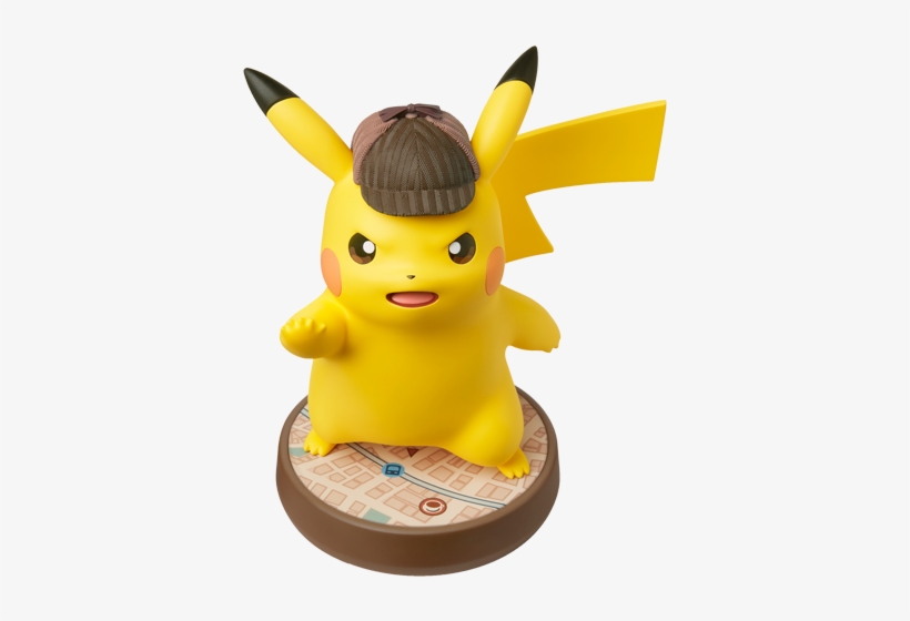 Mega Detective Pikachu - Pokemon Detective Pikachu Amiibo, transparent png #9681082