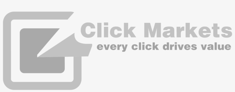 Click Markets - Sign, transparent png #9681988