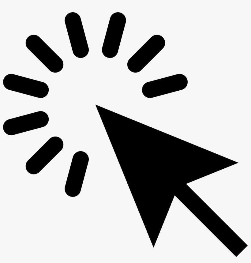 Click - Shining Icon, transparent png #9682322