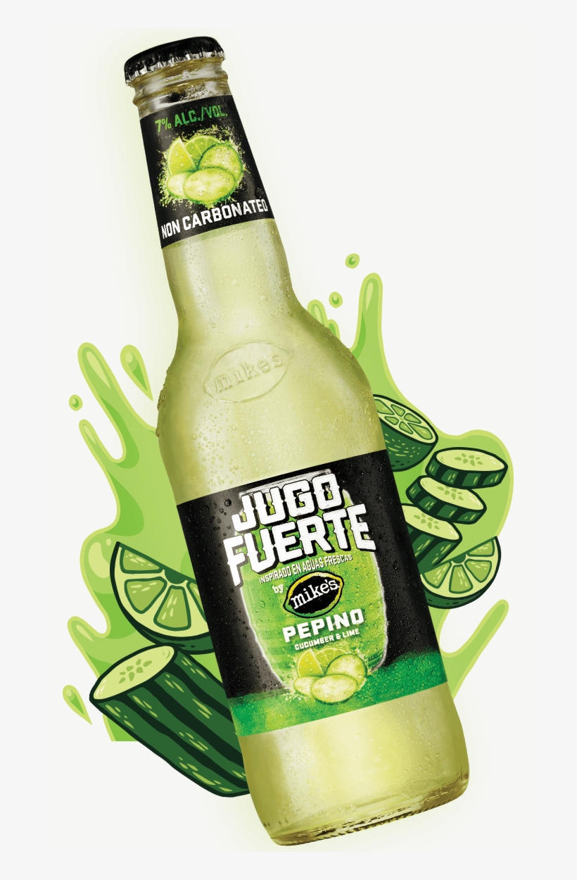 Jugo Fuerte Pepino - Mikes Jugo Fuerte Pepino, transparent png #9682463