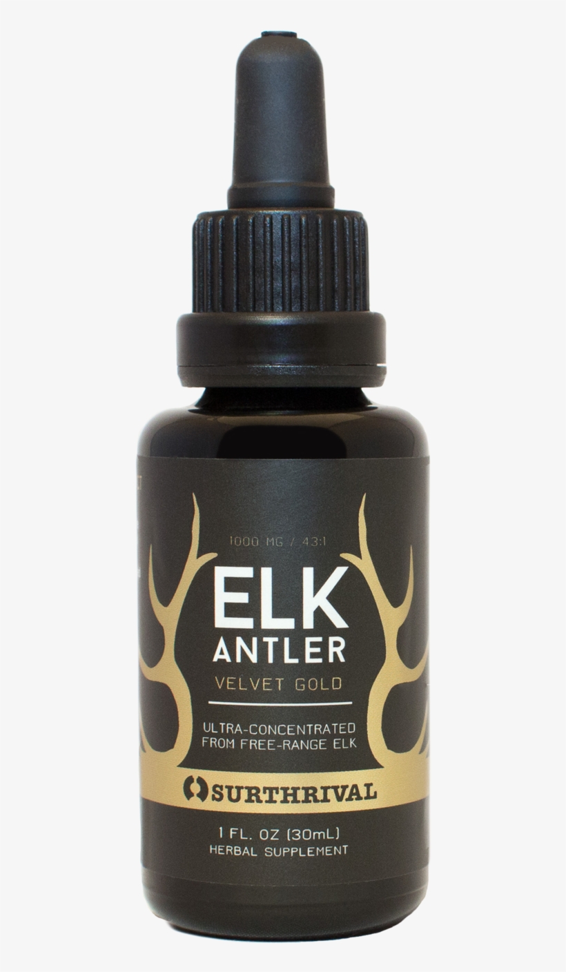 Elk Antler Velvet-gold - Surthrival Elk Antler, transparent png #9682652
