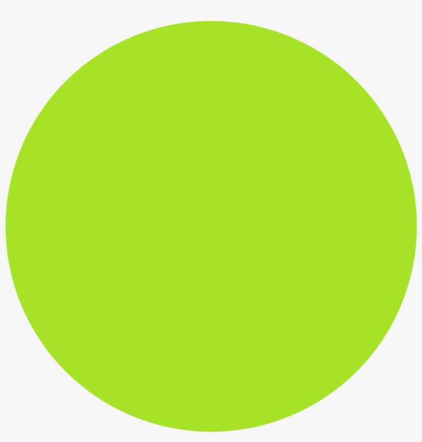 Green Circle Png - Fluorescent Yellow Circle, transparent png #9682806