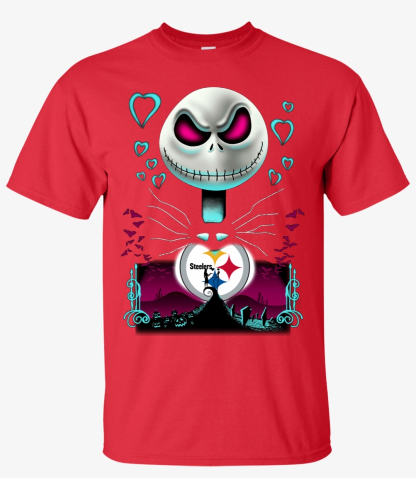 Get Here Disney Nightmare Before Christmas Jack Love - Washington Capitals T Shirt, transparent png #9683263