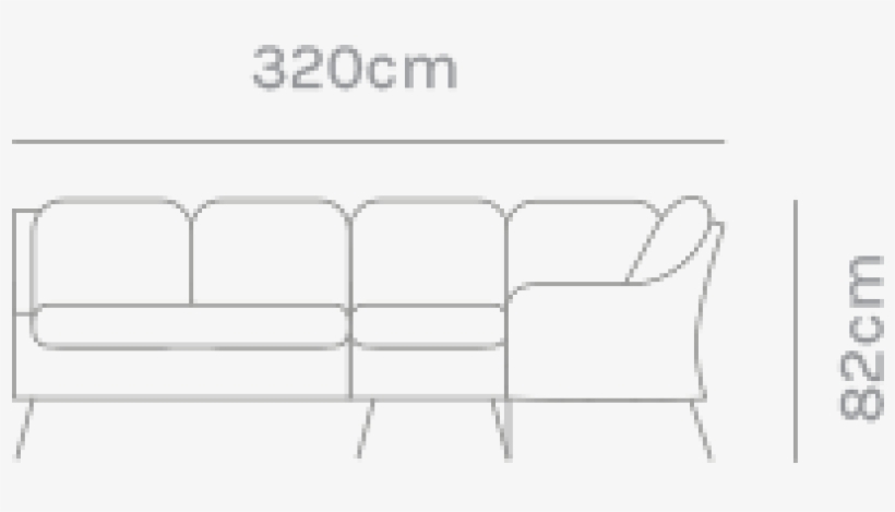 Kettler Cora Corner Set Dimensions - Diagram, transparent png #9684012