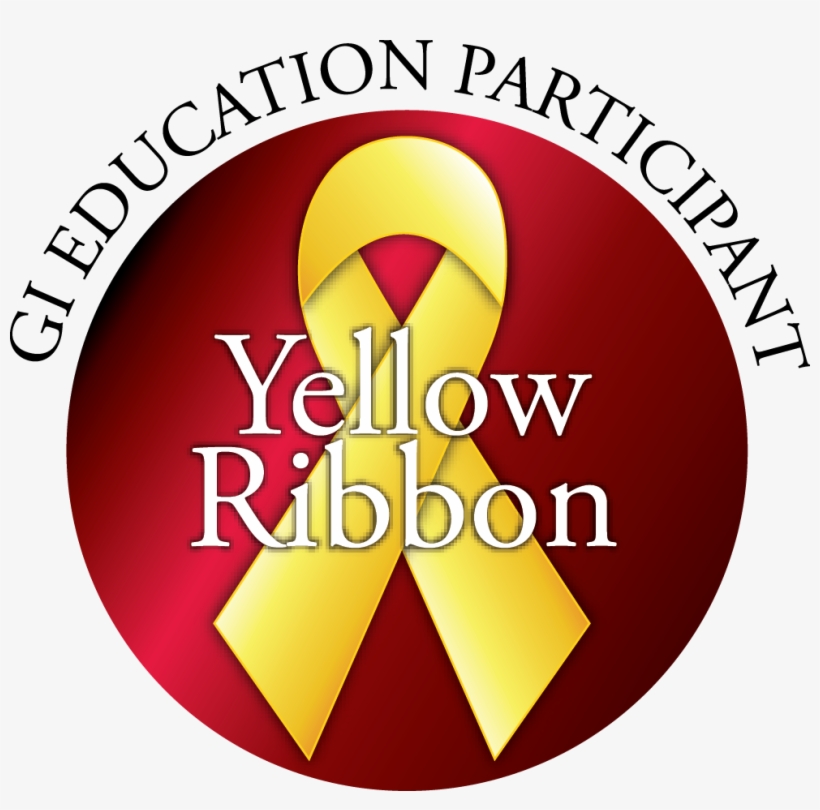 Gi Education Yellow Ribbon Participant - Graphic Design, transparent png #9684188