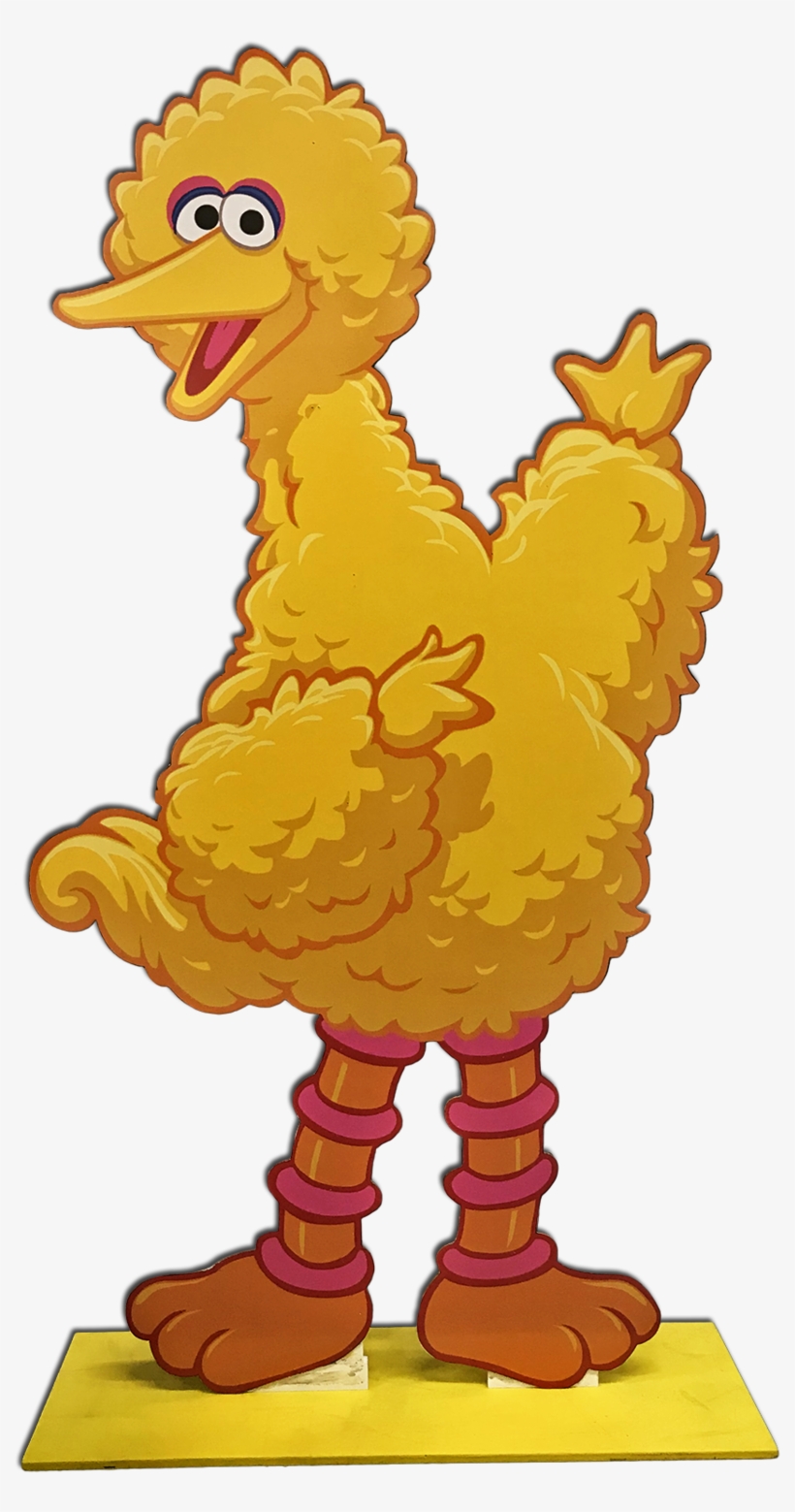 Big Bird Standee - Sesame Street Cartoon Big Bird - Free Transparent
