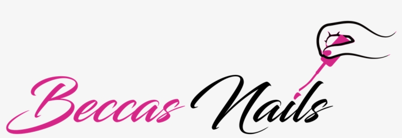 Beccas Nails-01 - Calligraphy, transparent png #9684286