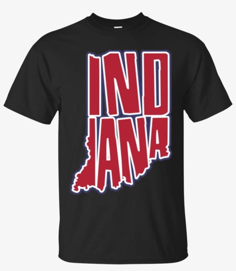 Indiana American States Graffiti Art T-shirt - Let's Summon Demons Shirt, transparent png #9684325