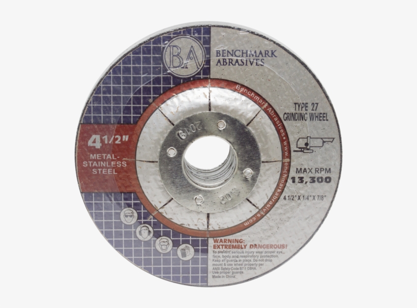 4 1/2" X 1/4" X 7/8" T27 - 25 Pack Cutting Disk Price Take Alot, transparent png #9684418