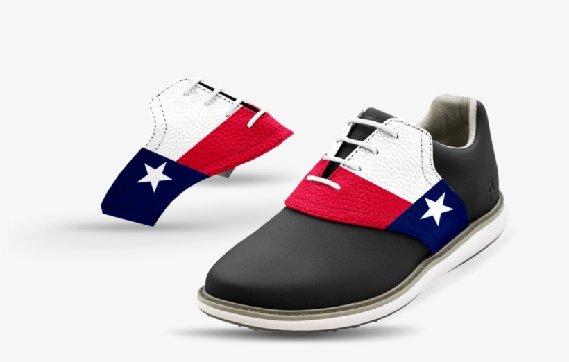 Women's Texas Flag Saddles & Laces - Slip-on Shoe, transparent png #9684877