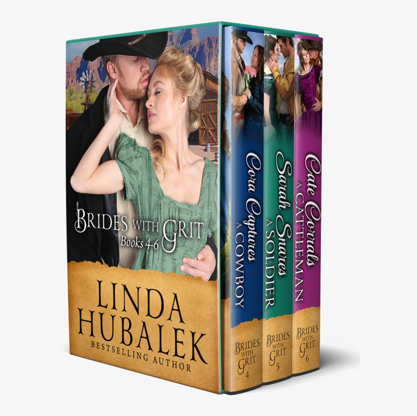 Brides With Grit Series Books 4-6 By Linda K - Girl, transparent png #9684915