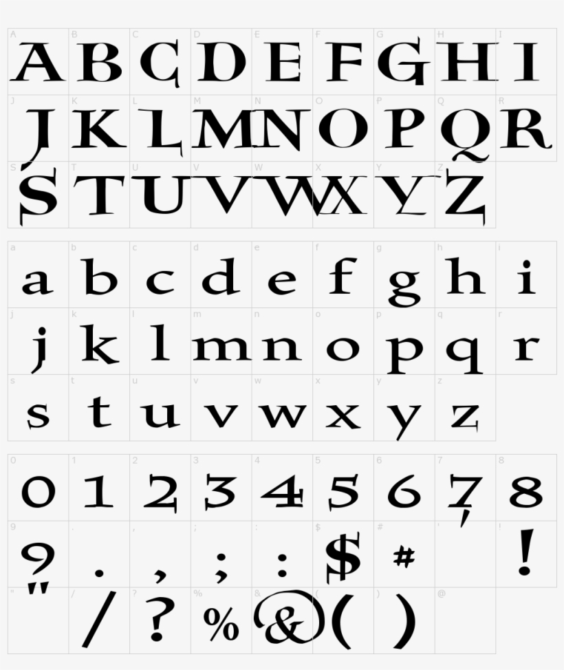 Jmh Holy Download Characters - Elephant Italic Font, transparent png #9685137