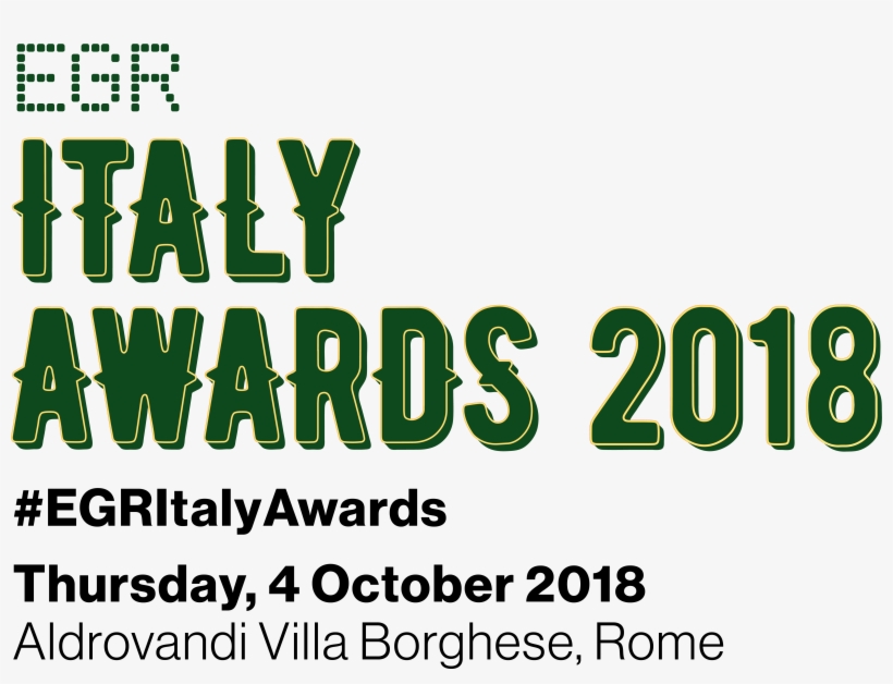 Egr Italy Awards - Egr Italy Awards 2018, transparent png #9686201