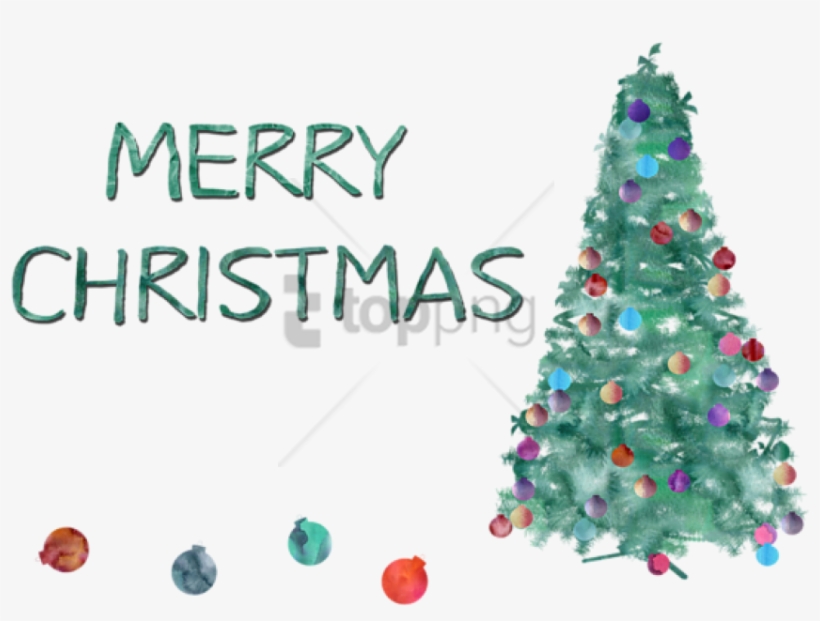 Free Png Download Merry Christmas Watercolor Png Images - Merry Christmas Best Mum, transparent png #9686530