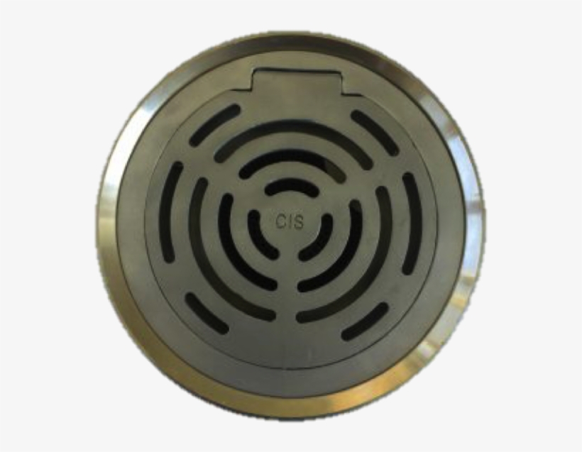 100 Vinyl Floor Drain W/ Basket - Circle, transparent png #9687304