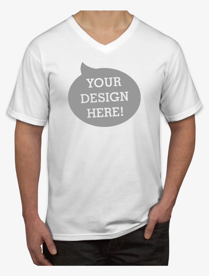 Anvil Jersey V‑neck T‑shirt - Anvil Jersey T Shirt, transparent png #9688042