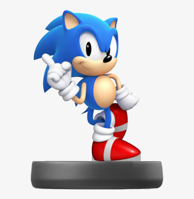 Classic Sonic Amiibo, transparent png #9688695