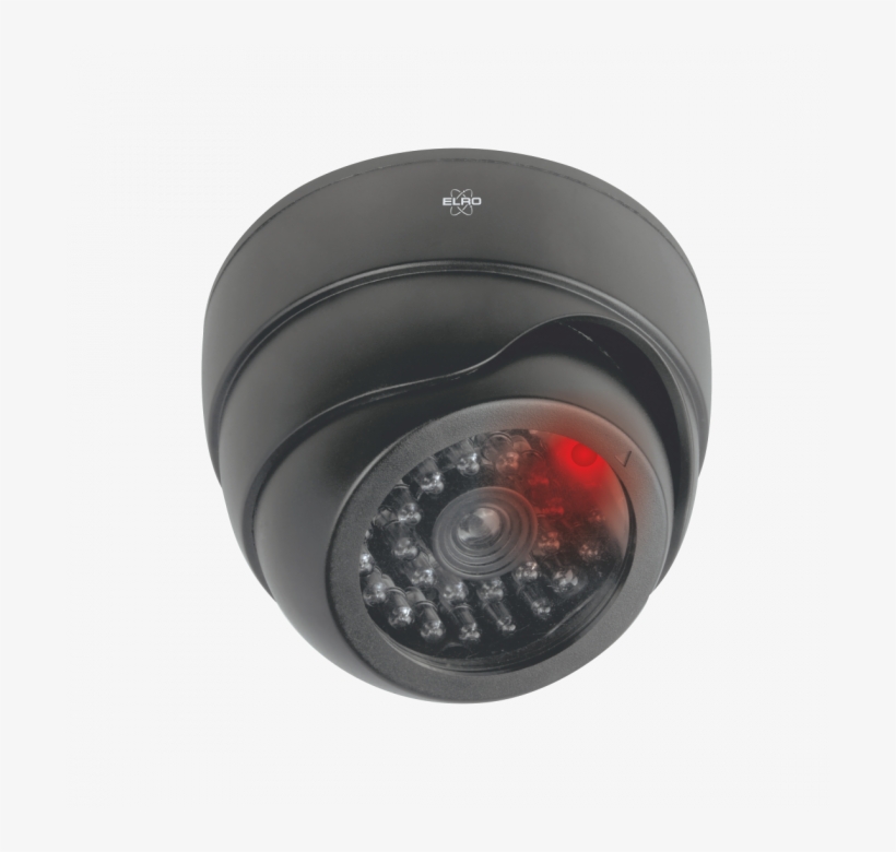 Indoor Dummy Dome Camera With Led Flash Light - Dummy Dome Camera, transparent png #9689239