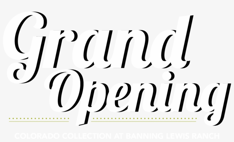 Grand Opening Header2 - Calligraphy, transparent png #9689314