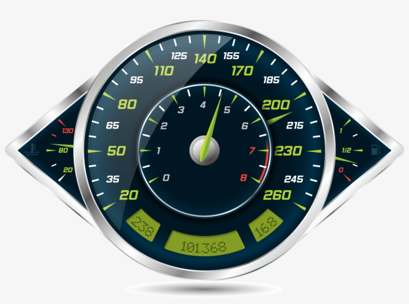 Car Gauge Euclidean Odometer - Speedometer, transparent png #9690118