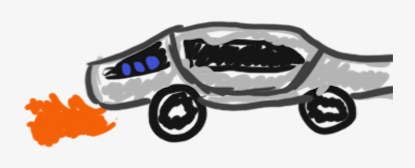 The Delorean - Illustration, transparent png #9690297