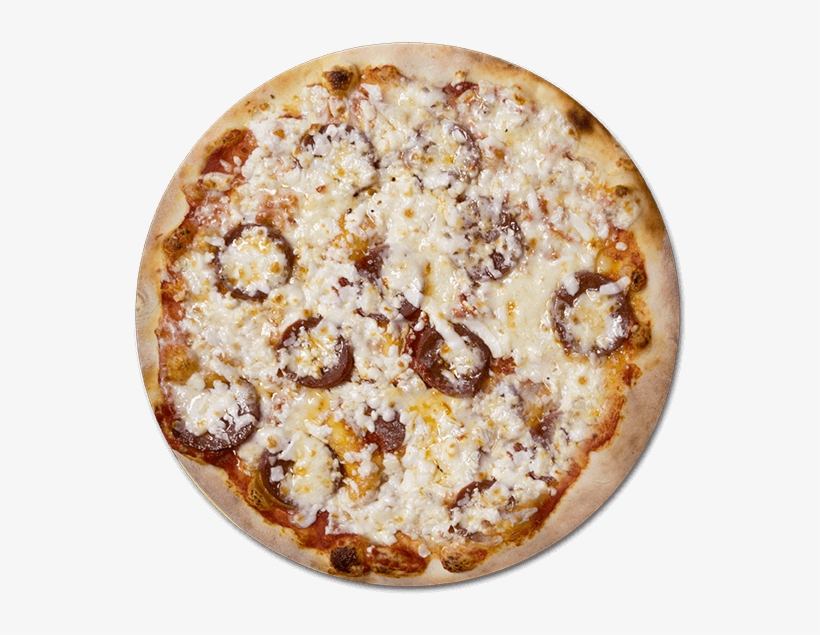 Pepperoni-pizza - Manakish Cheese With Pepperoni, transparent png #9691165