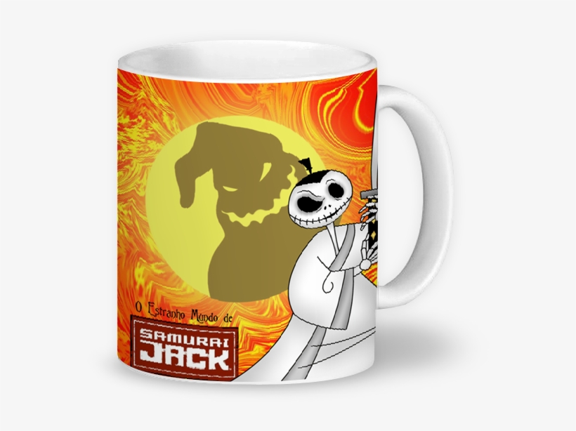 Caneca O Estranho Mundo De Samurai Jack De Nerdices - Coffee Cup, transparent png #9691621