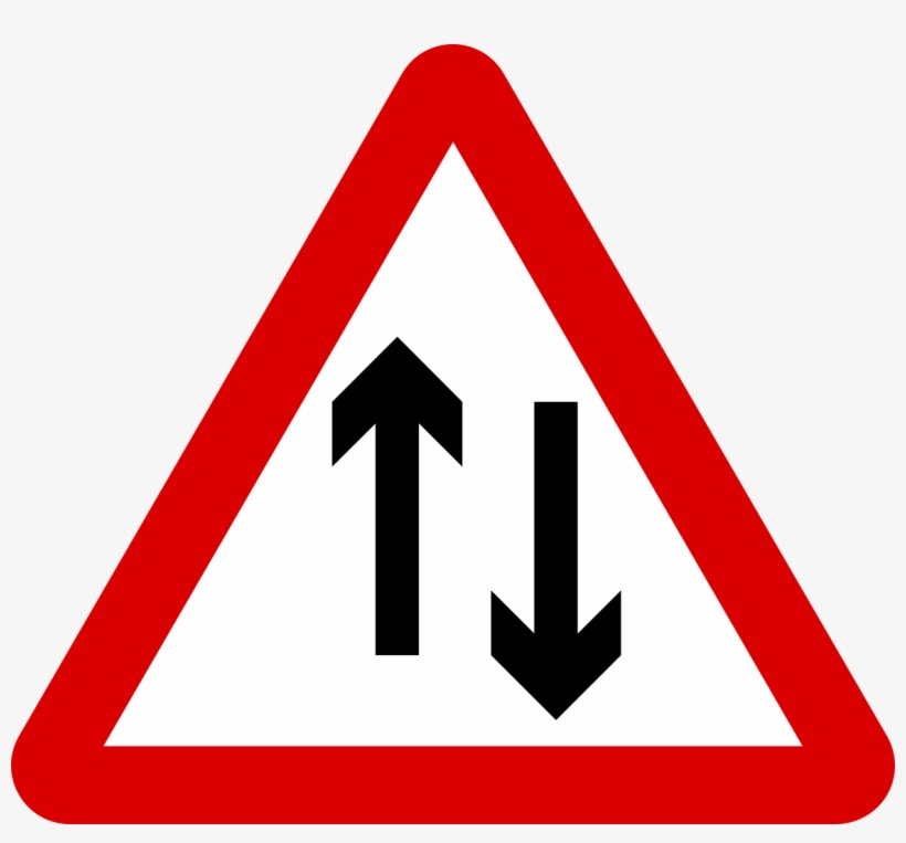 Mauritius Road Signs - Give Way Road Sign, transparent png #9691853