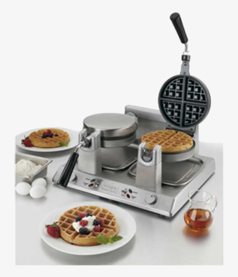 Double Side By Side Belgian Waffle Maker - Waffle Iron, transparent png #9691995