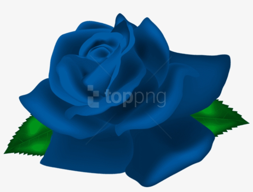 Free Png Download Blue Rose Deco Png Images Background - Rose Png Img, transparent png #9692190