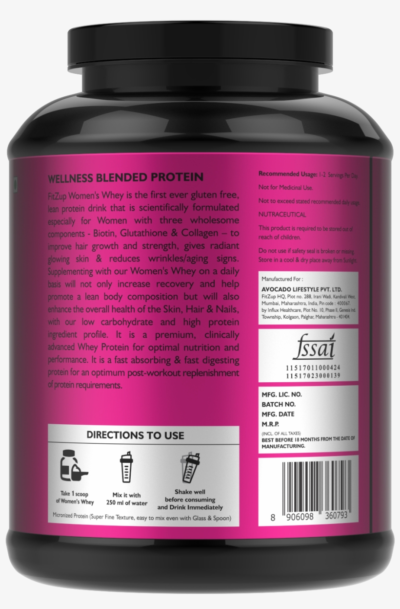 Women's Whey Chocolate - Strawberry, transparent png #9692417