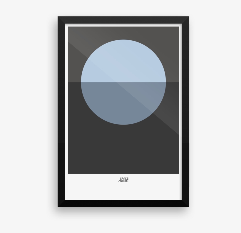Framed Uranus Poster - Circle, transparent png #9692970