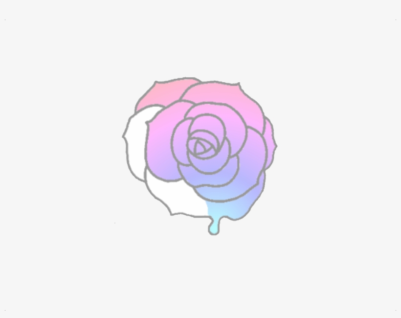 #ftestickers #rose #flowers #floral #pastel #png #purple - Garden Roses, transparent png #9693512