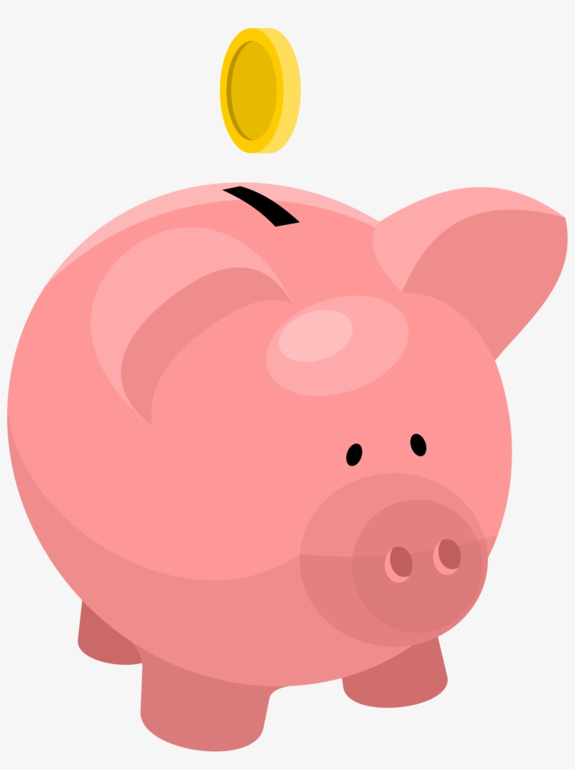 Piggy Bank Png - Clip Art Piggy Bank, transparent png #9694146