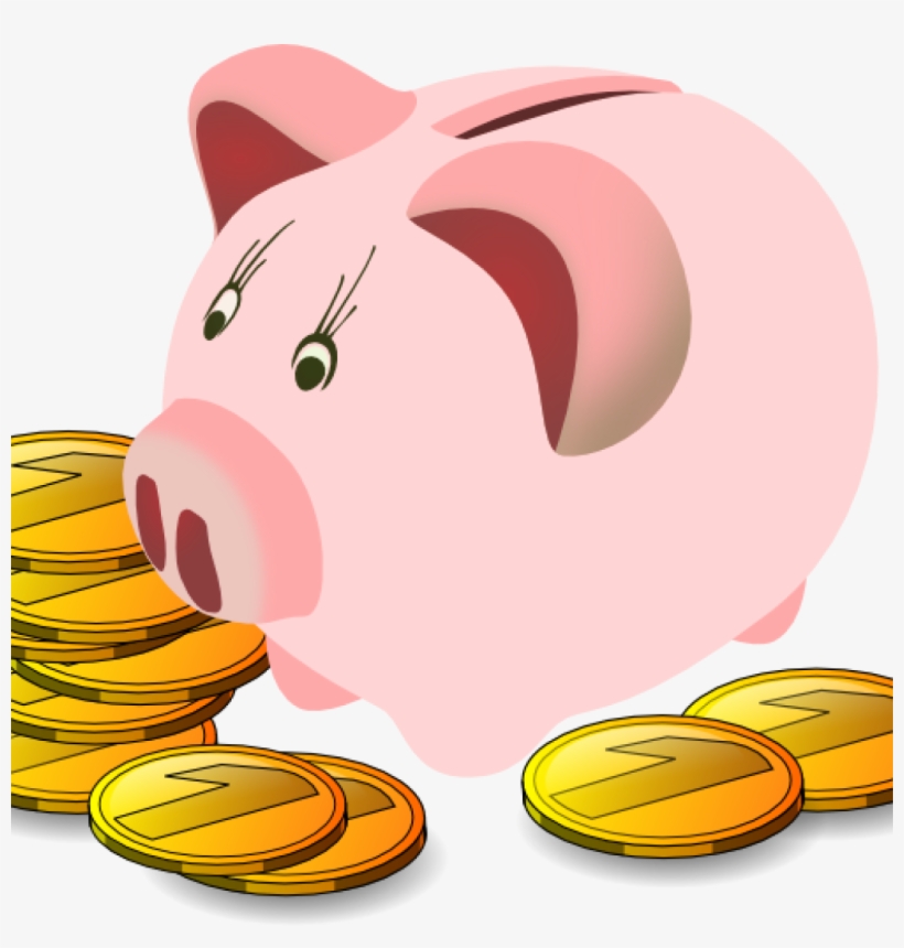 Piggy Bank Clipart Bat Clipart Hatenylo - Rich Pig, transparent png #9694335