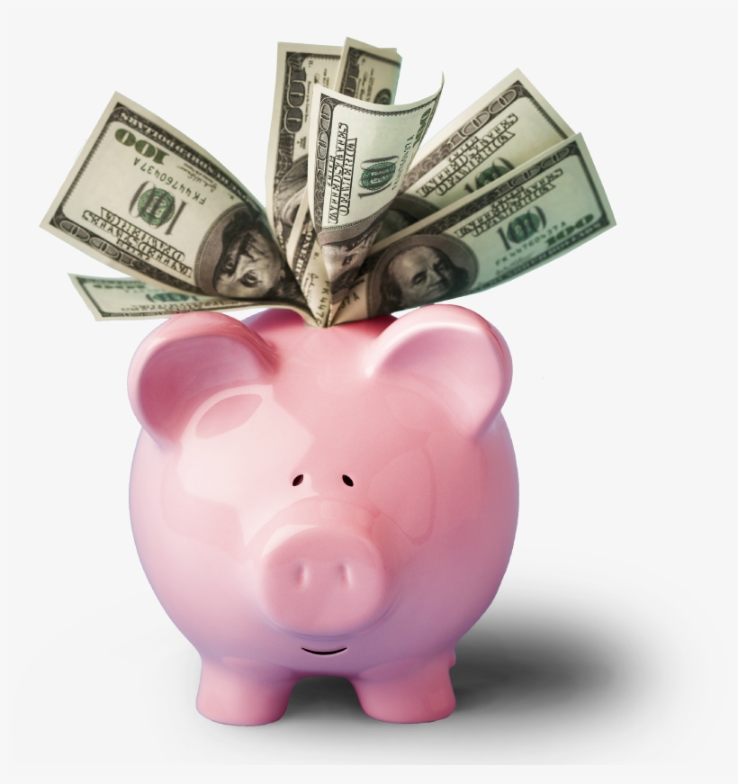 Piggy Bank Vector Png, transparent png #9694385