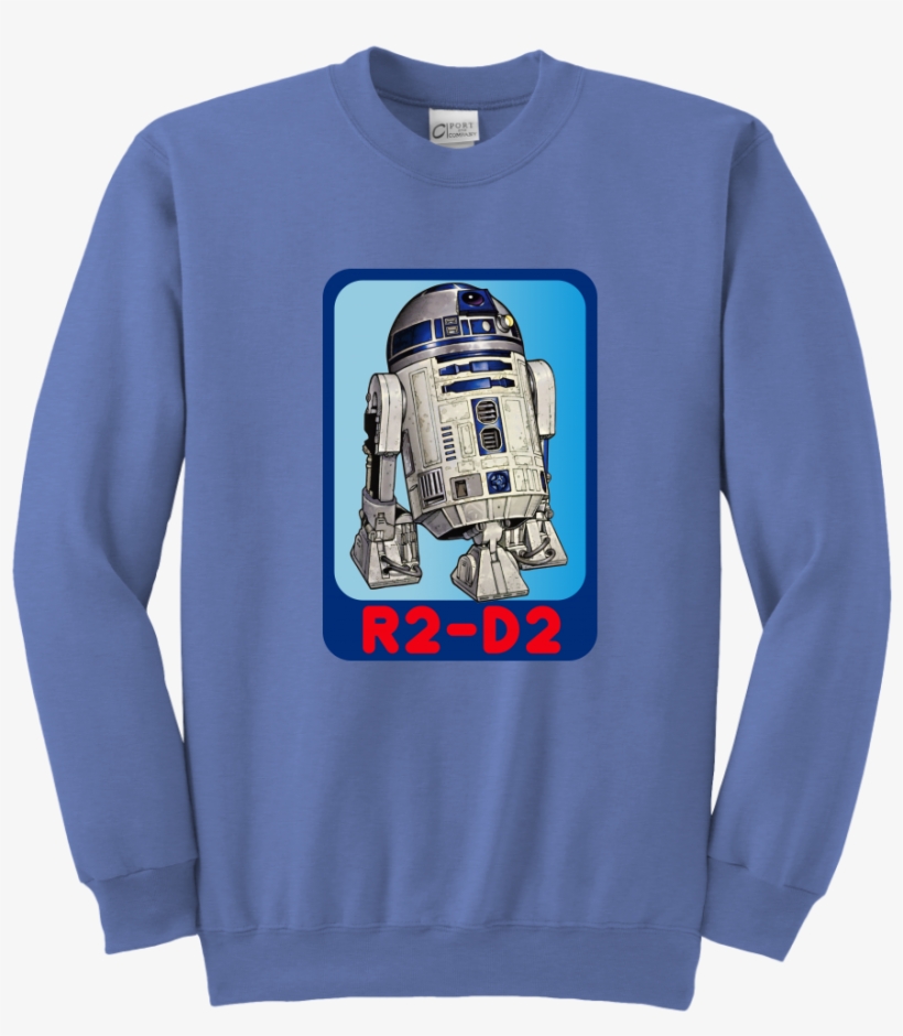 R2d2 Star Wars Youth Crewneck Sweatshirt - Star Wars Bb8 On Shirt, transparent png #9694556