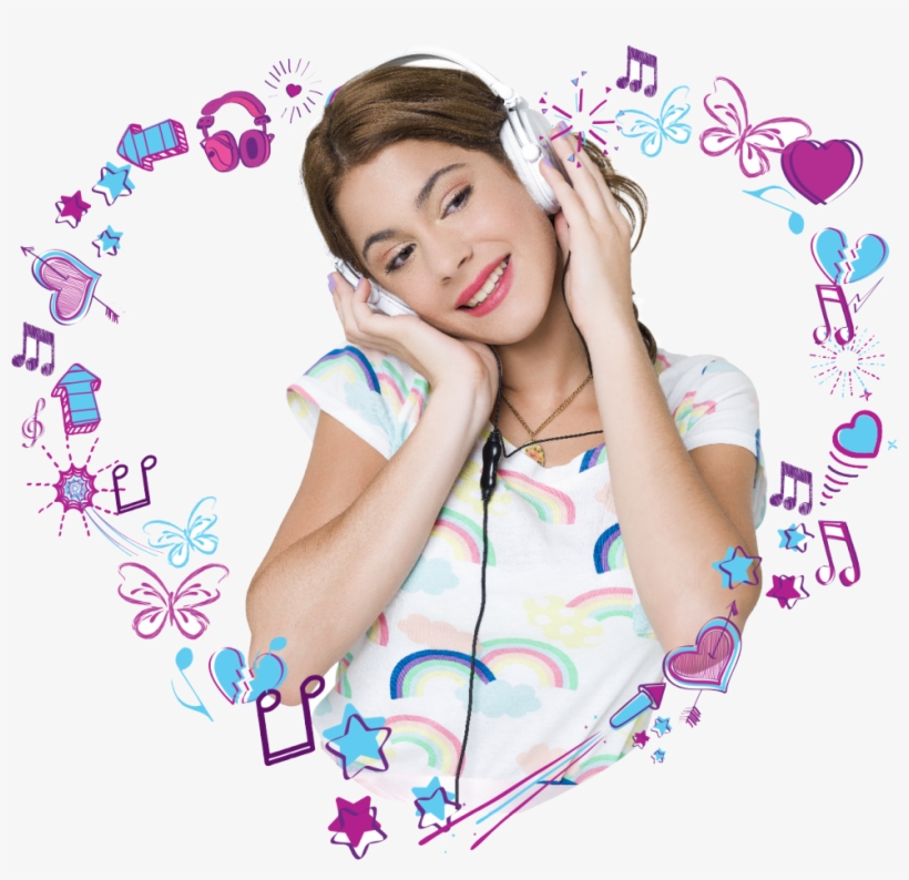 Velkoobchod S Licenčním Textilem - Violetta In Heart, transparent png #9694734