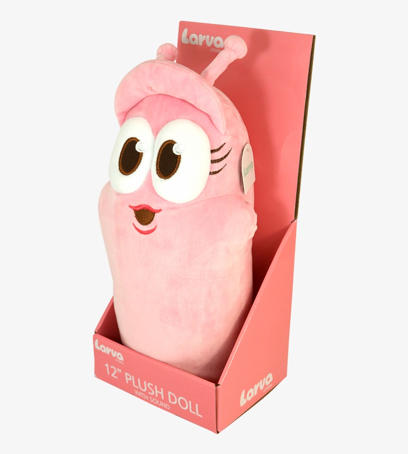 Pinklarva 12platform - Stuffed Toy, transparent png #9694811