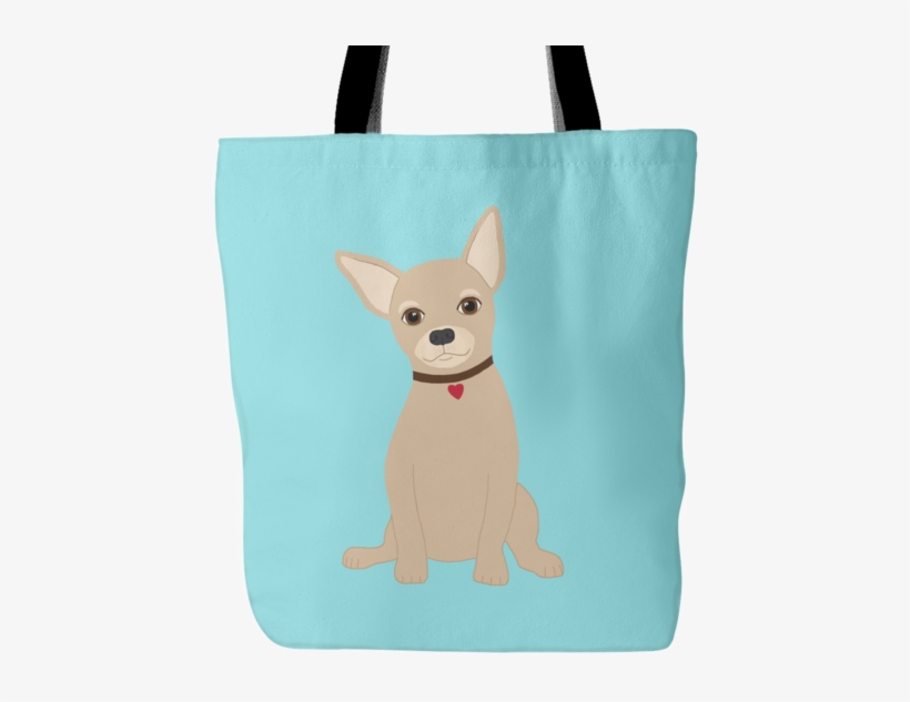Cute Chihuahua Tote Bag - Tote Bag, transparent png #9695147