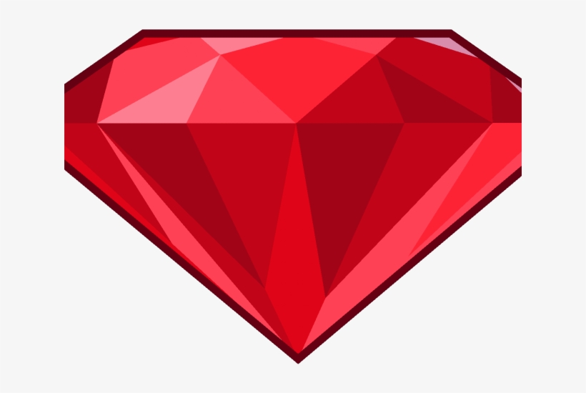 Ruby Stone Png Transparent Images - Triangle, transparent png #9696012