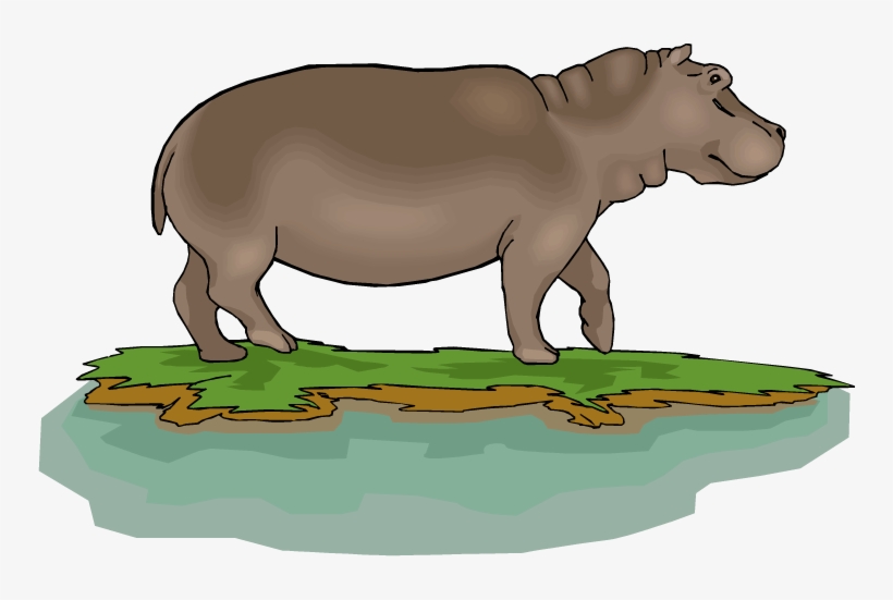Free Hippo Clipart - Hippo In Rivers Clipart, transparent png #9696167
