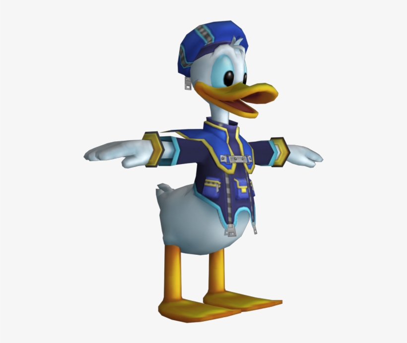 Download Zip Archive - Kingdom Hearts Donald Model, transparent png #9696277