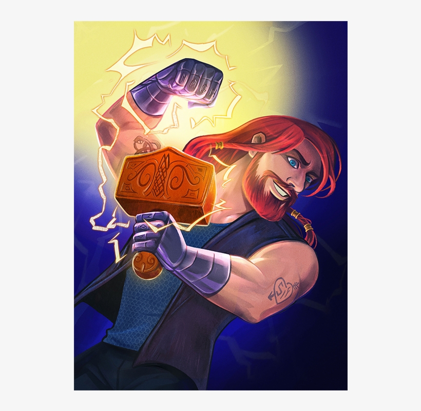 Thor - Illustration, transparent png #9696444