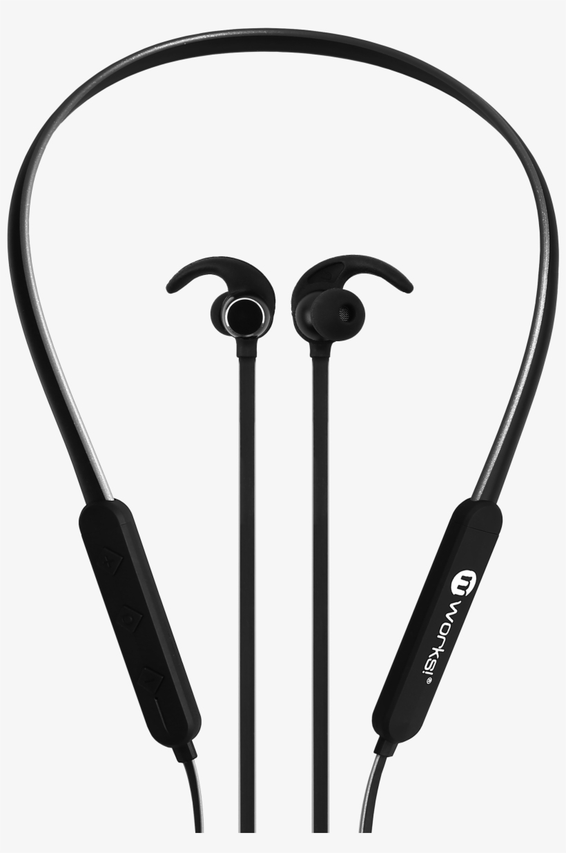 Sport Bluetooth Stereo Headset Black - Headphones, transparent png #9696445