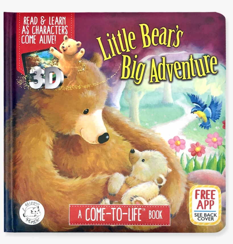 Little Hippo Come To Life Augmented Reality Book Bear - Little Hippo Cinderella, transparent png #9696833