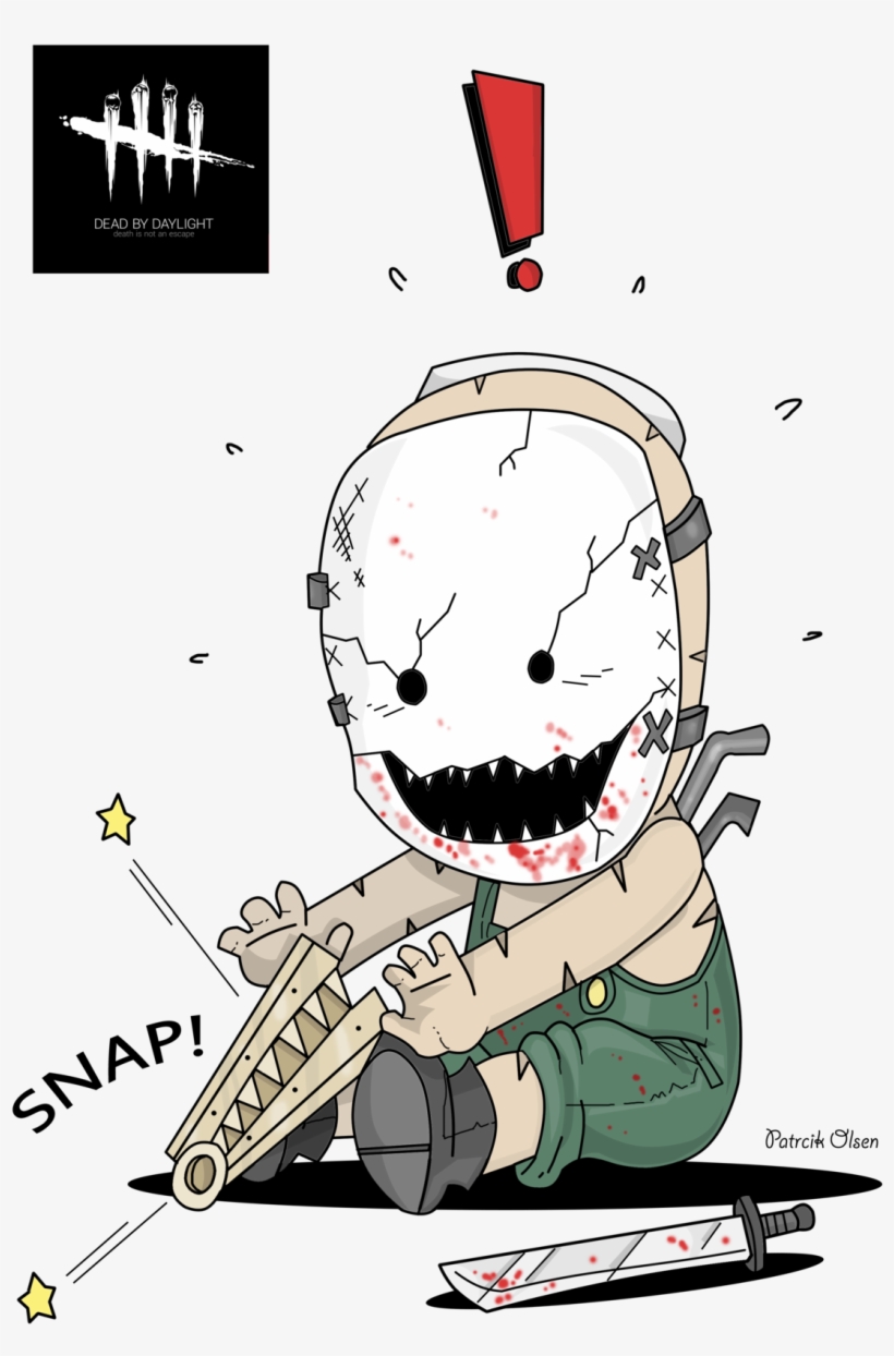 Here's My Colored Art Of Dead By Daylights' Chibi Trapper - Dead By Daylight Chibi Trapper, transparent png #9696877